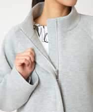 RETDD50330 HIROKO BIS(ヒロコ ビス) 【先行予約】ラウンドヘムショートブルゾン ライトグレー