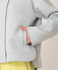 RETDD50330 HIROKO BIS(ヒロコ ビス) 【先行予約】ラウンドヘムショートブルゾン ライトグレー