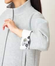 RETDD50330 HIROKO BIS(ヒロコ ビス) 【先行予約】ラウンドヘムショートブルゾン ライトグレー