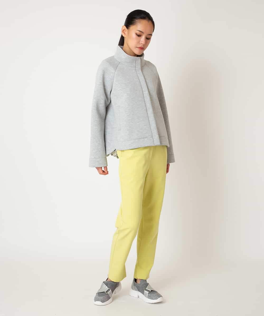 RETDD50330 HIROKO BIS(ヒロコ ビス) 【先行予約】ラウンドヘムショートブルゾン ライトグレー