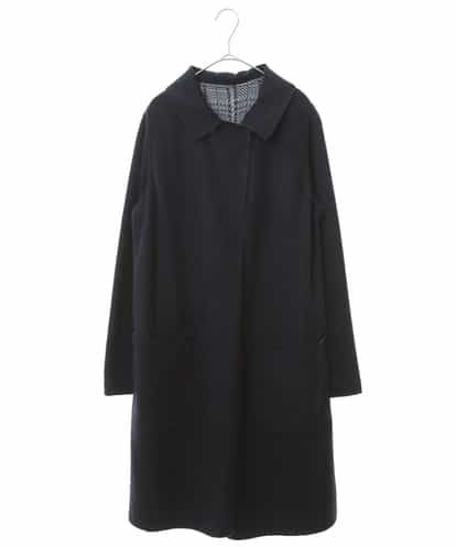 REUAJ65430 HIROKO BIS 【リバーシブル】チェックムジダブルフェイスコート