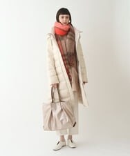 REUAW81490 HIROKO BIS(ヒロコ ビス) シレータフタロングダウンコート ベージュ