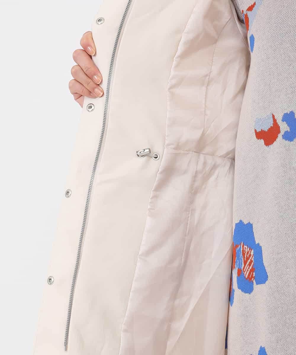 REUAW81490 HIROKO BIS(ヒロコ ビス) シレータフタロングダウンコート ベージュ
