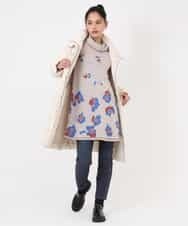 REUAW81490 HIROKO BIS(ヒロコ ビス) シレータフタロングダウンコート ベージュ