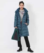 REUAW81490 HIROKO BIS(ヒロコ ビス) シレータフタロングダウンコート ベージュ