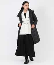 REUAW81490 HIROKO BIS(ヒロコ ビス) シレータフタロングダウンコート ベージュ