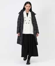 REUAW81490 HIROKO BIS(ヒロコ ビス) シレータフタロングダウンコート ベージュ