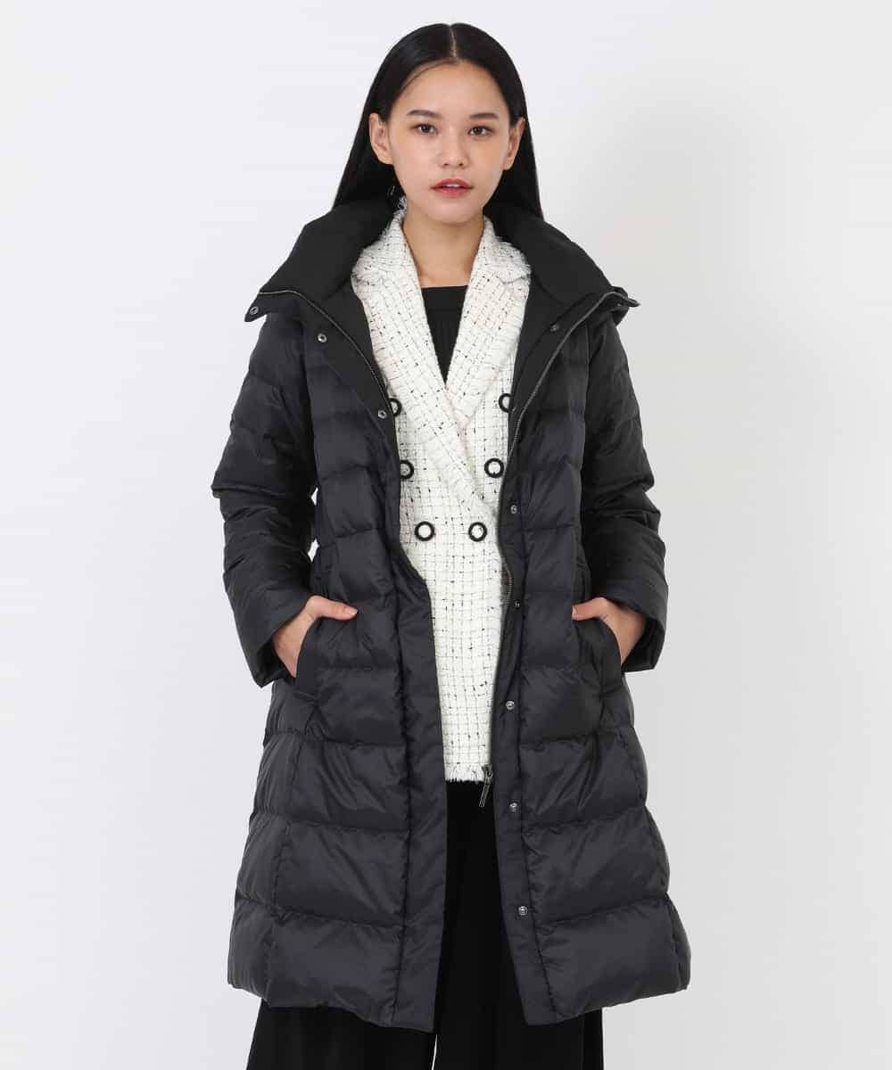 REUAW81490 HIROKO BIS(ヒロコ ビス) シレータフタロングダウンコート ブラック