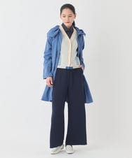 REUDD60430 HIROKO BIS(ヒロコ ビス) ビッグカラーテントラインコート /洗える ベージュ