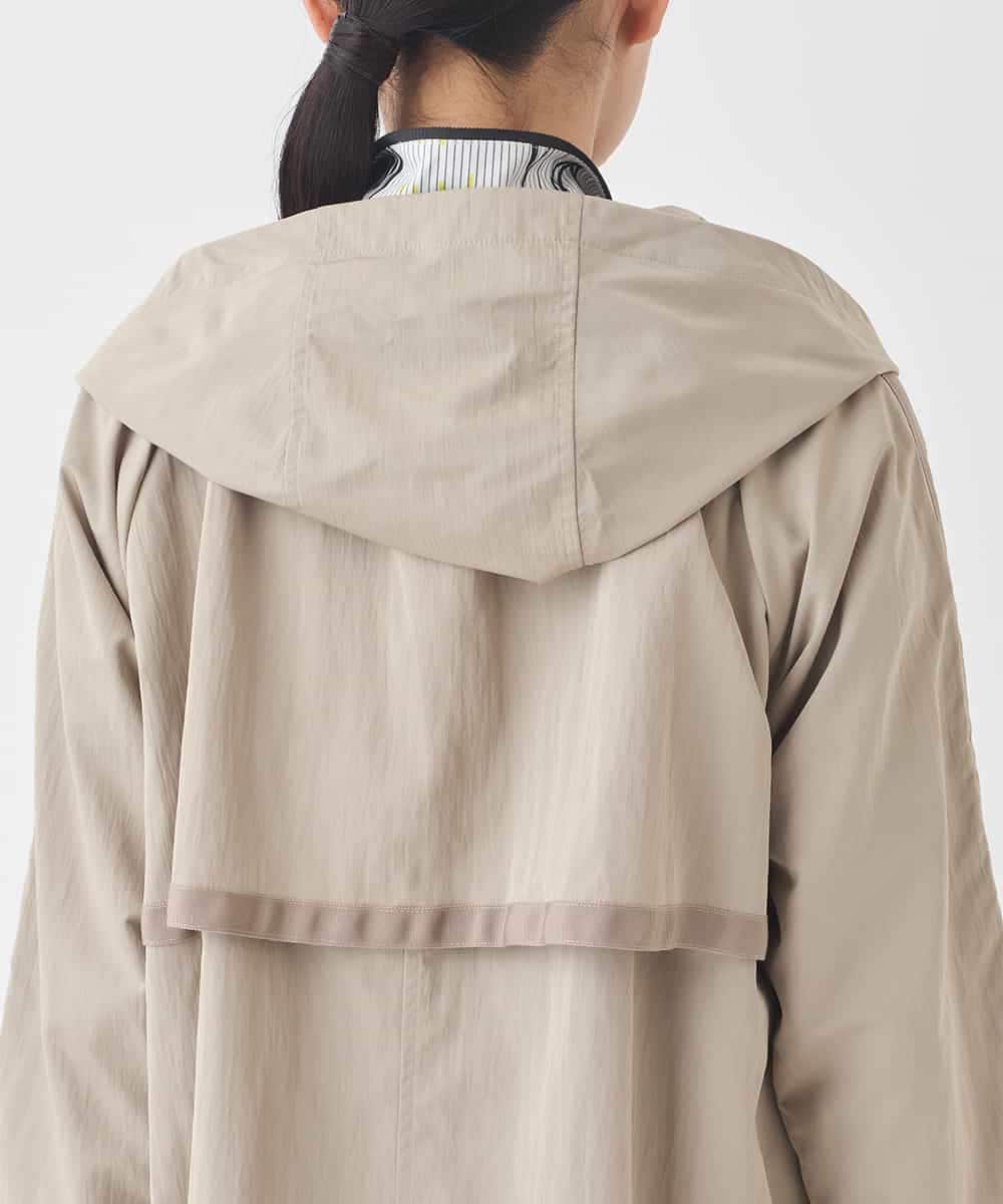 REUDD60430 HIROKO BIS(ヒロコ ビス) ビッグカラーテントラインコート /洗える ベージュ