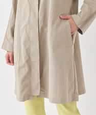 REUDD60430 HIROKO BIS(ヒロコ ビス) ビッグカラーテントラインコート /洗える ベージュ