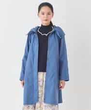 REUDD60430 HIROKO BIS(ヒロコ ビス) ビッグカラーテントラインコート /洗える ベージュ