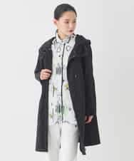 REUDD60430 HIROKO BIS(ヒロコ ビス) ビッグカラーテントラインコート /洗える ベージュ