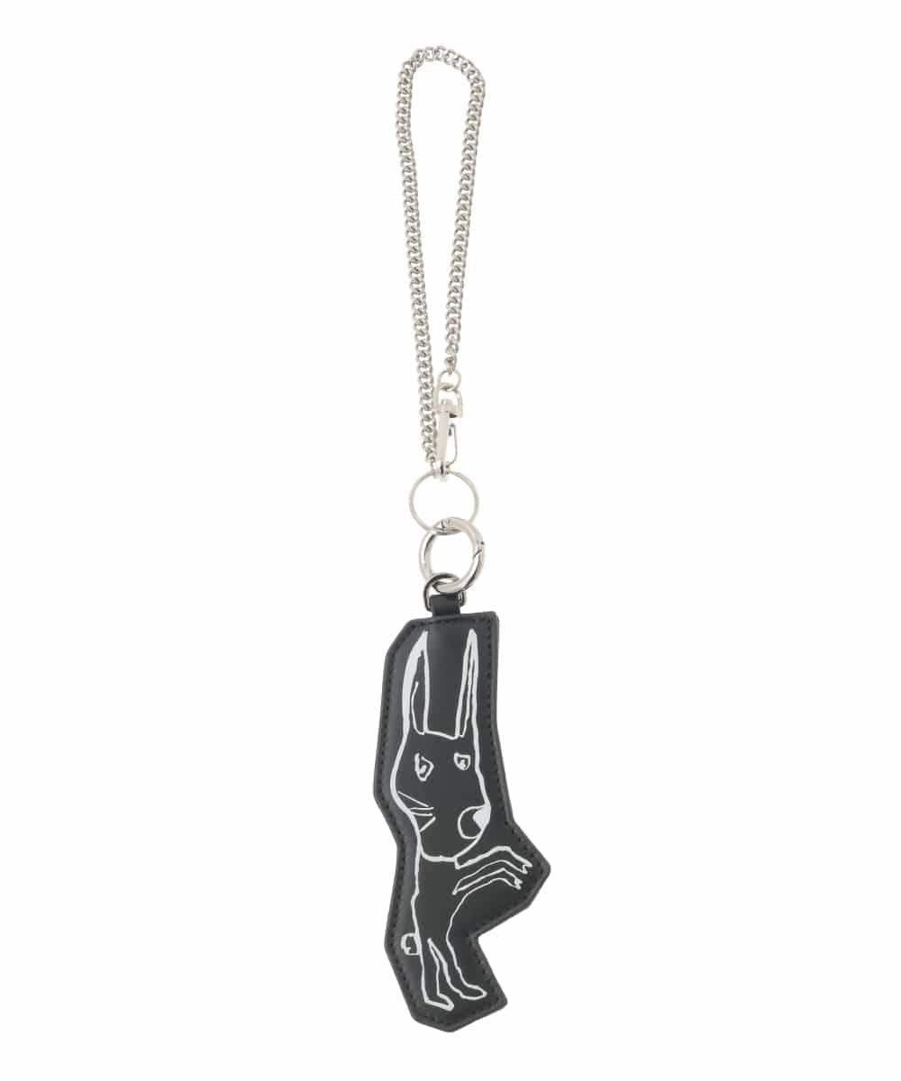 RG2LD01100 TRUNK HIROKO KOSHINO(ヒロココシノ) ラビットチャーム ブラック