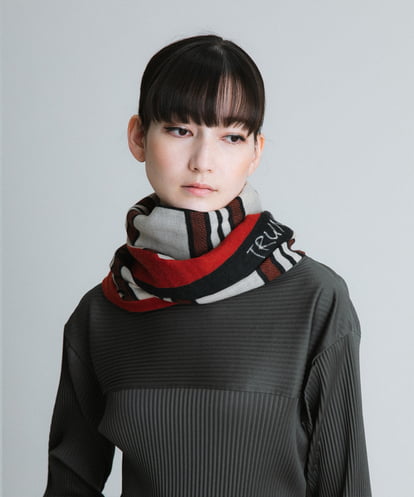 RG3AS01210 TRUNK HIROKO KOSHINO チェックパターンストール