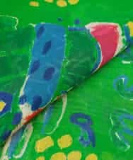 RG3GE01130 TRUNK HIROKO KOSHINO(ヒロココシノ) BEACHプリントスカーフ グリーン