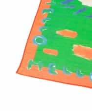 RG3GE01130 TRUNK HIROKO KOSHINO(ヒロココシノ) BEACHプリントスカーフ グリーン