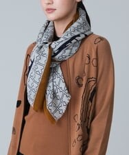 RG3JT11210 TRUNK HIROKO KOSHINO(ヒロココシノ) HKプリントストール グレー