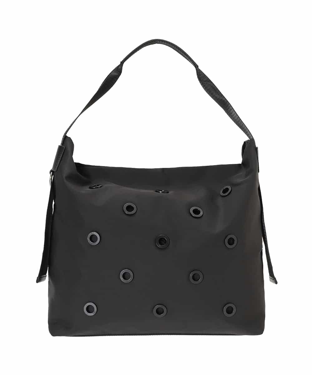RG5AD01390 TRUNK HIROKO KOSHINO(ヒロココシノ) アイレットボンディングトートバッグ ブラック