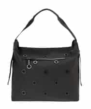 RG5AD01390 TRUNK HIROKO KOSHINO(ヒロココシノ) アイレットボンディングトートバッグ ブラック