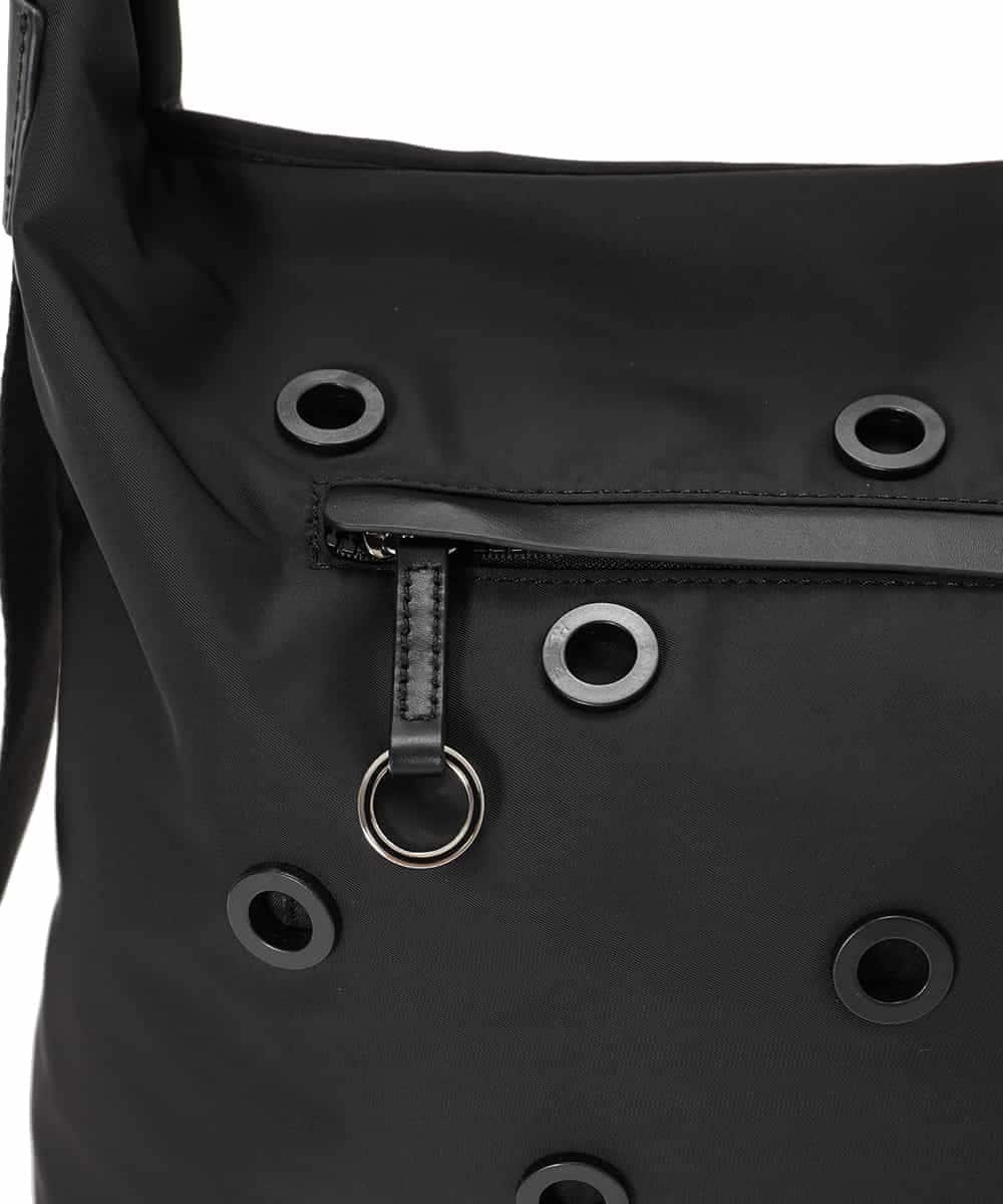 RG5AD01390 TRUNK HIROKO KOSHINO(ヒロココシノ) アイレットボンディングトートバッグ ブラック