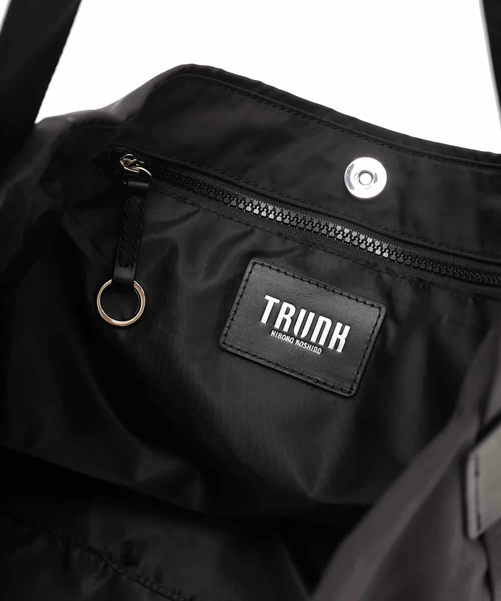 RG5AD01390 TRUNK HIROKO KOSHINO(ヒロココシノ) アイレットボンディングトートバッグ ブラック