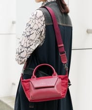 RG5AI01330 TRUNK HIROKO KOSHINO(ヒロココシノ) 【2WAY】フレンチトートMINIバッグ パープル