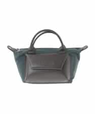 RG5AI01330 TRUNK HIROKO KOSHINO(ヒロココシノ) 【2WAY】フレンチトートMINIバッグ グリーン