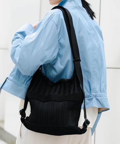 RG5ED11240 TRUNK HIROKO KOSHINO 【2WAY】ニットバッグ