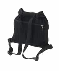 RG5ED11240 TRUNK HIROKO KOSHINO(ヒロココシノ) 【2WAY】ニットバッグ ブラック