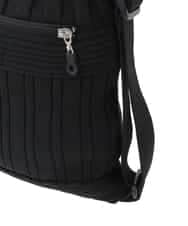 RG5ED11240 TRUNK HIROKO KOSHINO(ヒロココシノ) 【2WAY】ニットバッグ ブラック