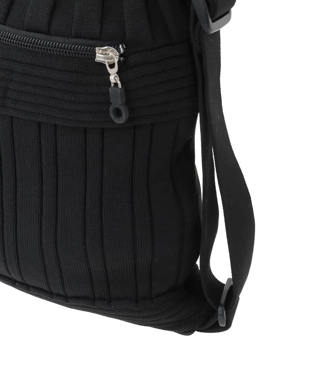 RG5ED11240 TRUNK HIROKO KOSHINO(ヒロココシノ) 【2WAY】ニットバッグ ブラック