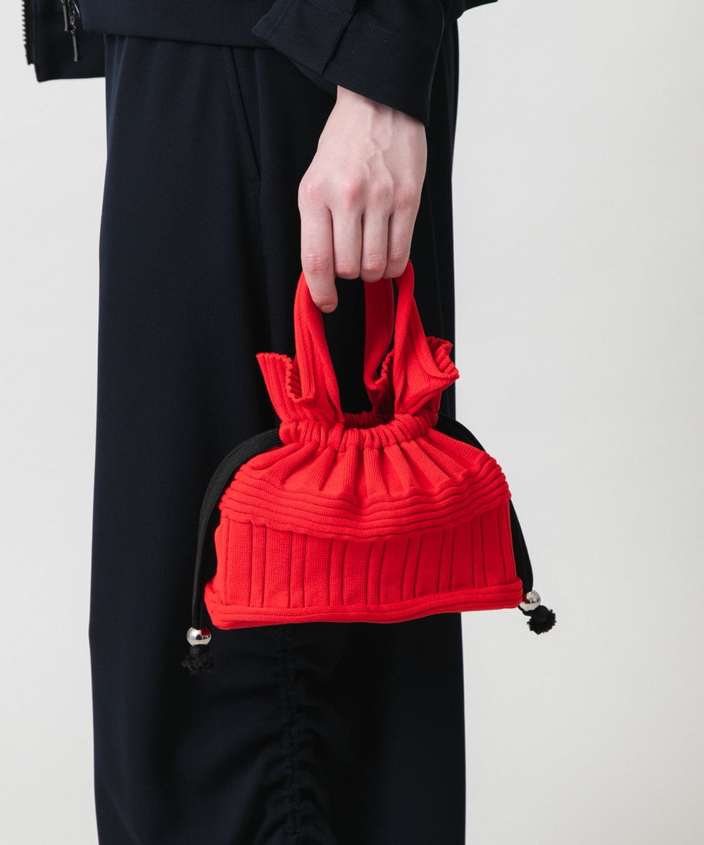 RG5ED12190 TRUNK HIROKO KOSHINO ミックスパターンミニニットバッグ