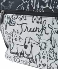 RG5FD01360 TRUNK HIROKO KOSHINO(ヒロココシノ) DOGプリントトートバッグ ブラック