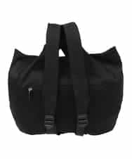 RG5GD01360 TRUNK HIROKO KOSHINO(ヒロココシノ) トランスフォームリングストラップリュック ブラック