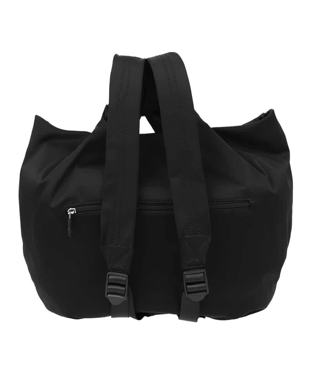 RG5GD01360 TRUNK HIROKO KOSHINO(ヒロココシノ) トランスフォームリングストラップリュック ブラック