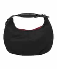 RG5GD02360 TRUNK HIROKO KOSHINO(ヒロココシノ) 【2WAY】ハーフムーン2WAYバッグ ブラック