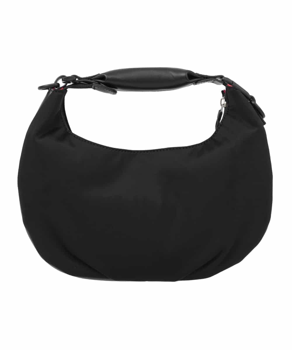 RG5GD02360 TRUNK HIROKO KOSHINO(ヒロココシノ) 【2WAY】ハーフムーン2WAYバッグ ブラック