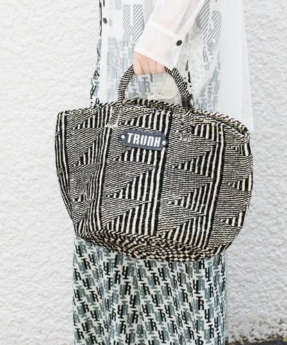 RG5GT01190 TRUNK HIROKO KOSHINO サイザルトートバッグ