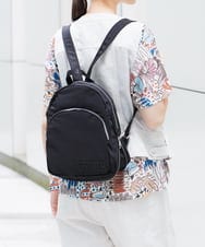 RG5HB01450 TRUNK HIROKO KOSHINO(ヒロココシノ) マイクロタフタコンパクトリュック ブラック