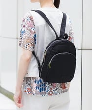 RG5HB01450 TRUNK HIROKO KOSHINO(ヒロココシノ) マイクロタフタコンパクトリュック ブラック
