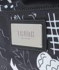 RG5HE01290 TRUNK HIROKO KOSHINO(ヒロココシノ) ルームプリントトートバッグ ブラック