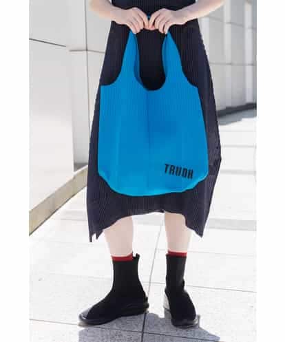 RG5JB01200 TRUNK HIROKO KOSHINO ロゴアップリケニットトートバッグ