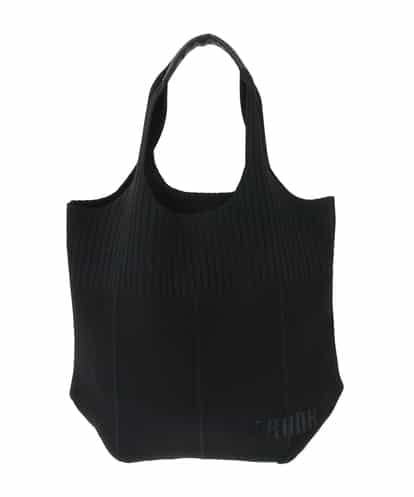 RG5JB01200 TRUNK HIROKO KOSHINO ロゴアップリケニットトートバッグ