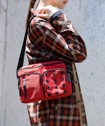 RG5JQ01210 TRUNK HIROKO KOSHINO アイレットポケットショルダーバッグ