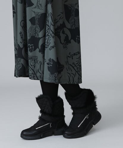 RG6AV01430 TRUNK HIROKO KOSHINO エコファーショートブーツ