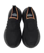 RG6ED11360 TRUNK HIROKO KOSHINO(ヒロココシノ) 【先行予約】ウエーブソールニットスニーカー ブラック