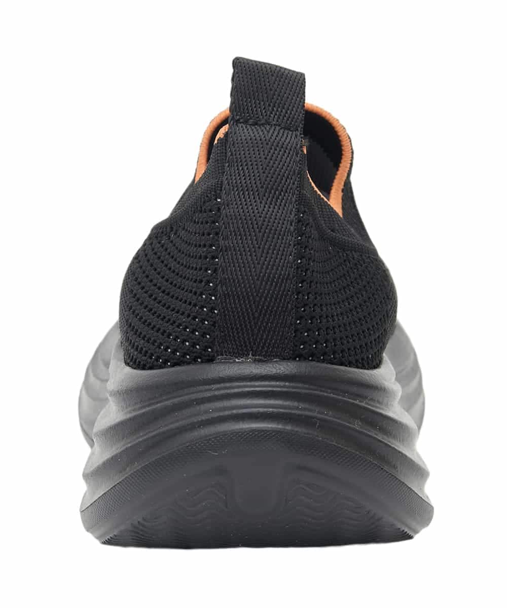 RG6ED11360 TRUNK HIROKO KOSHINO(ヒロココシノ) 【先行予約】ウエーブソールニットスニーカー ブラック