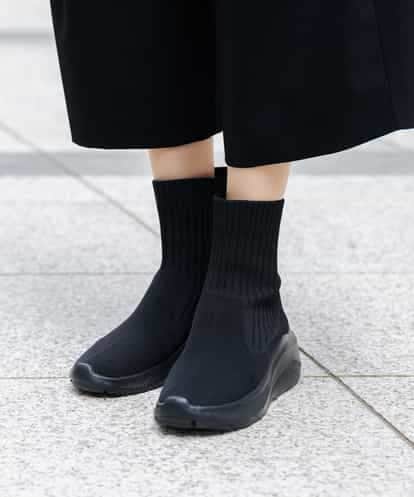 RG6LB01390 TRUNK HIROKO KOSHINO リブニットショートブーツ