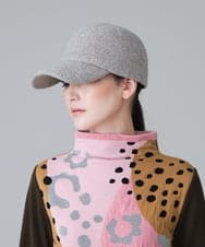 RG7AV01290 TRUNK HIROKO KOSHINO(ヒロココシノ) 【日本製】ウールフェルティングキャップ ベージュ